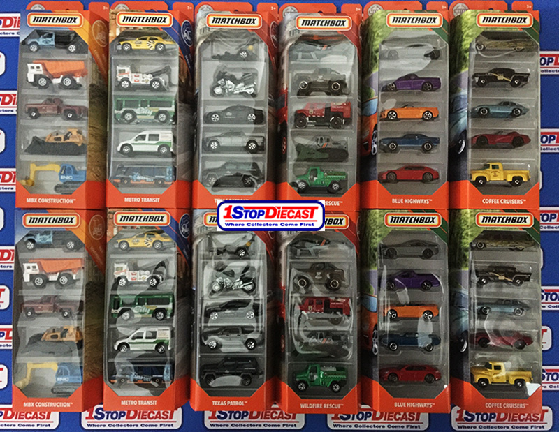 matchbox 5 car pack