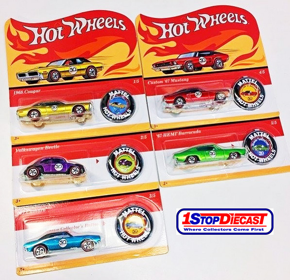 hot wheels car set 50