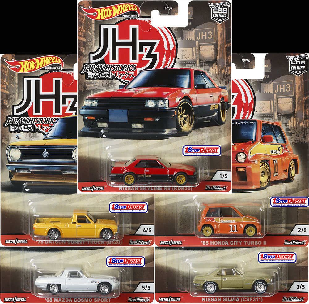 hot wheels japan historics 1 set