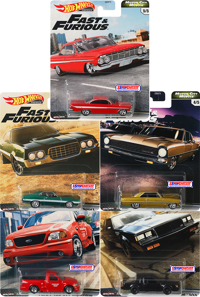 hot wheels fast & furious premium