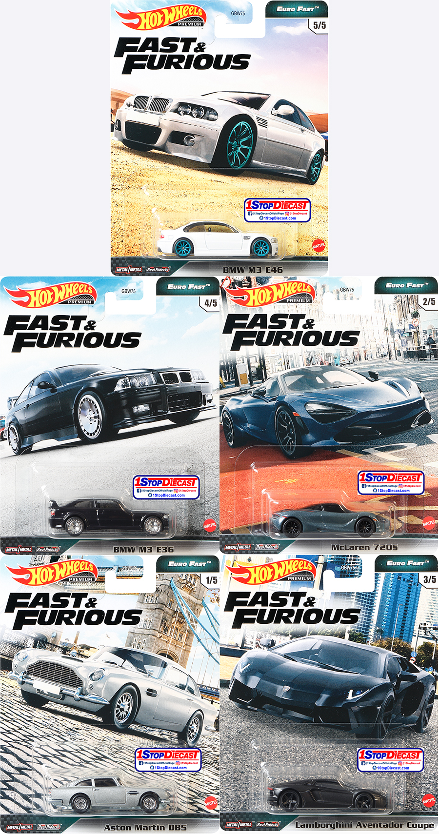 hot wheels fast & furious premium