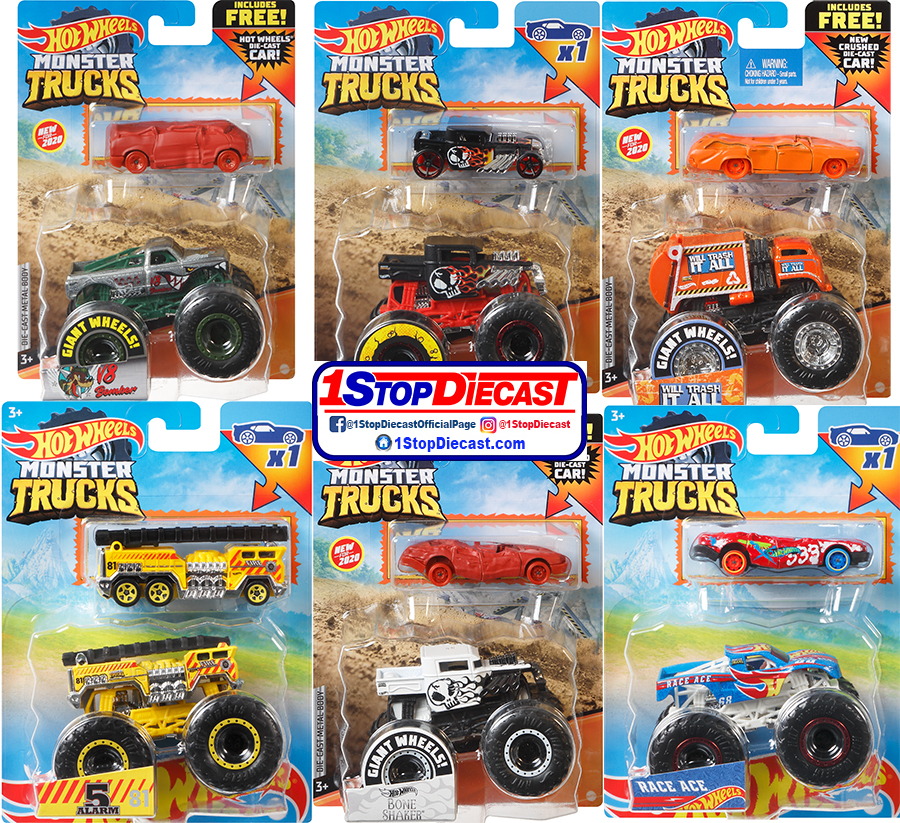 hot wheels monster truck 2 pack