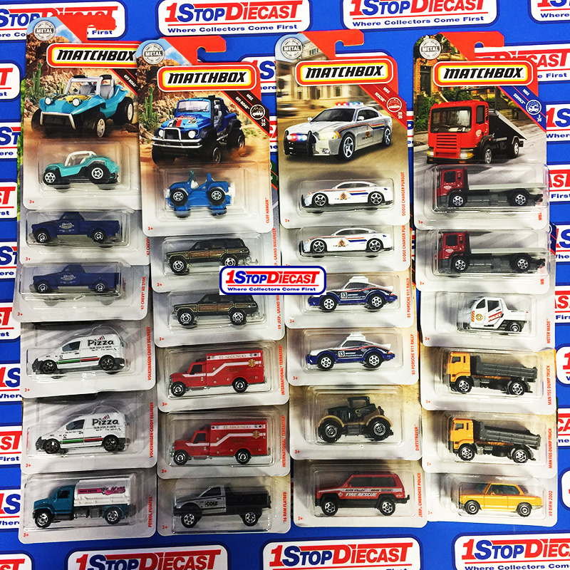 matchbox cars and case