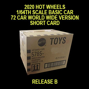 hot wheels sealed case