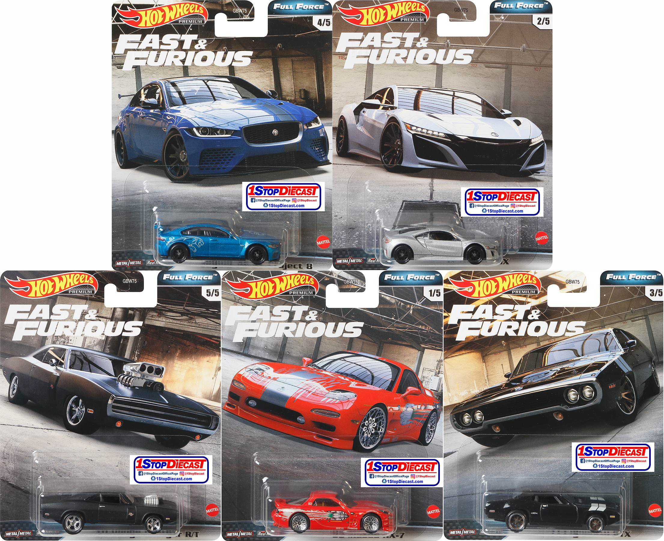 hot wheels fast & furious premium