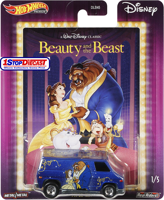 Hot Wheels Premium 2020 Pop Culture Disney Classics F Case Set of 5 Cars 