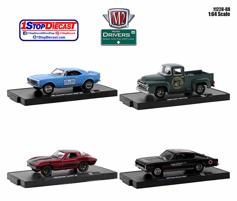 M2  MACHINES 1/64 DRIVERS RELEASE 88 / 4 CAR SET / FREE SHIPPING*