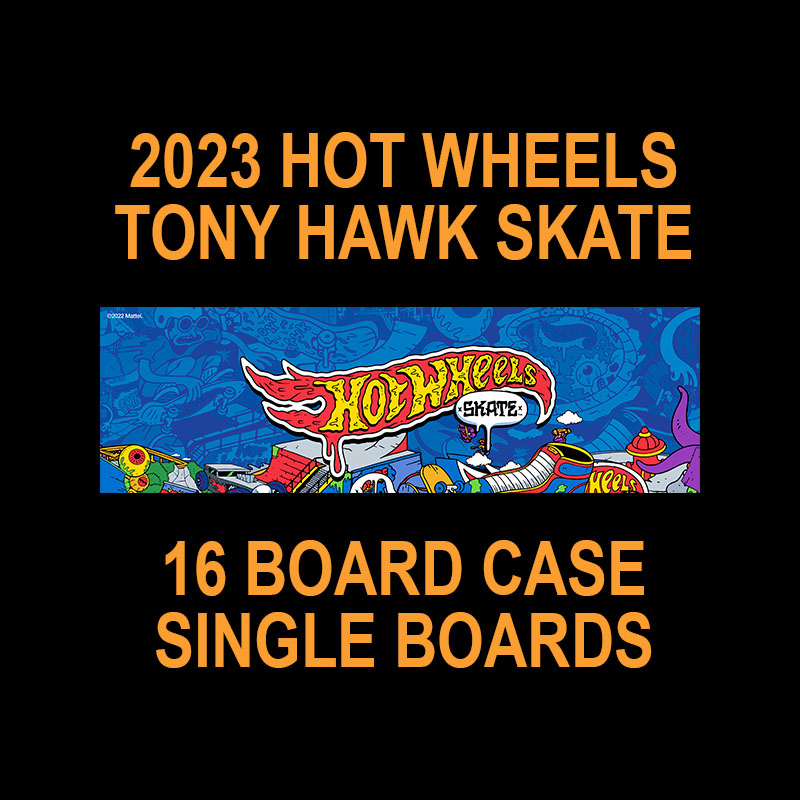 HOT WHEELS 2023 TONY HAWK SKATE SINGLES RELEASE G / 16 BOARD CASE / FREE USA SHIPPING*
