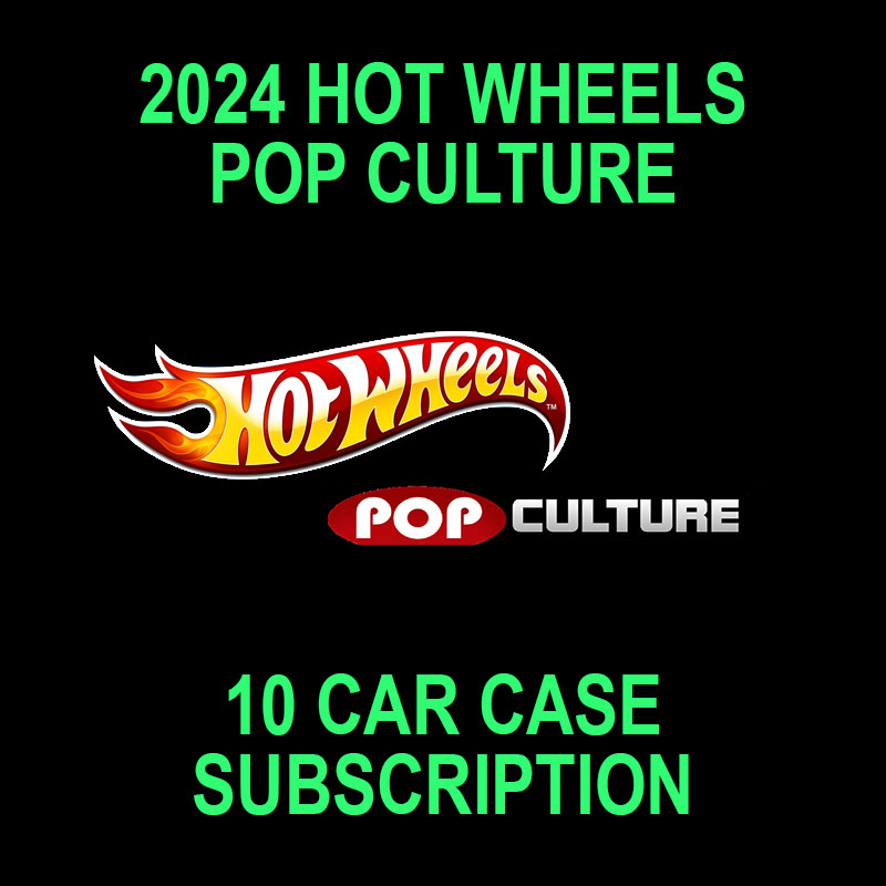 HOT WHEELS 2024 POP CULTURE SEALED CASE 0F 10 SUBSCRIPTION / FREE USA SHIPPING*