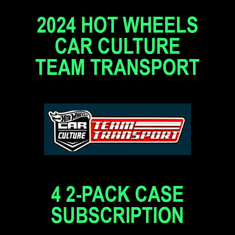 HOT WHEELS 2024 CC TEAM TRANSPORT SEALED CASE 0F 4 SUBSCRIPTION / FREE USA SHIPPING*