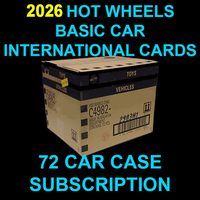 HOT WHEELS 2026 BASIC CARS WW LC SEALED CASE 0F 72 SUBSCRIPTION / FREE USA SHIPPING*