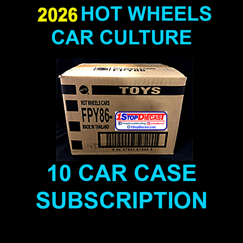 HOT WHEELS 2026 CAR CULTURE SEALED CASE 0F 10 SUBSCRIPTION /  FACTORY SEALED CASE OF 10 / FREE USA SHIPPING*