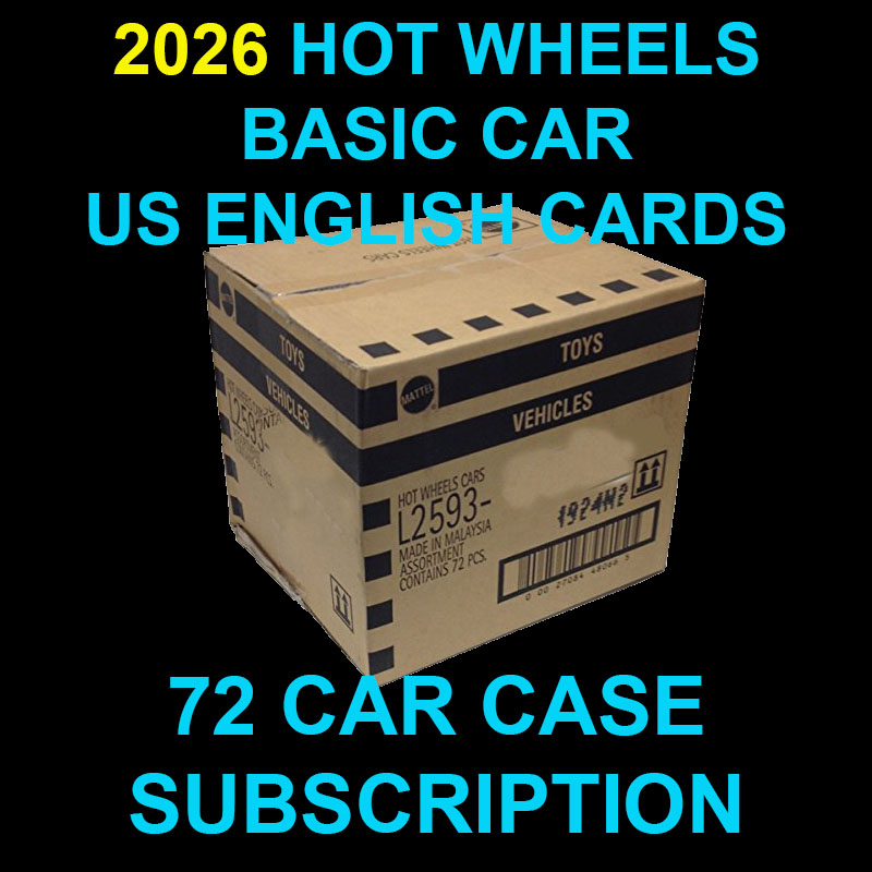 HOT WHEELS 2026 BASIC CARS USA LC SEALED CASE 0F 72 SUBSCRIPTION / FREE USA SHIPPING*
