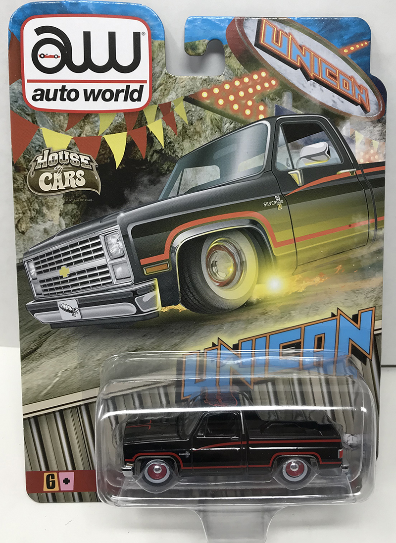 AUTO WORLD 1/64 HOC UNICON BARRIS 1983 CHEVY SILVERADO  / LIMITED EDITION / *FREE USA SHIPPING