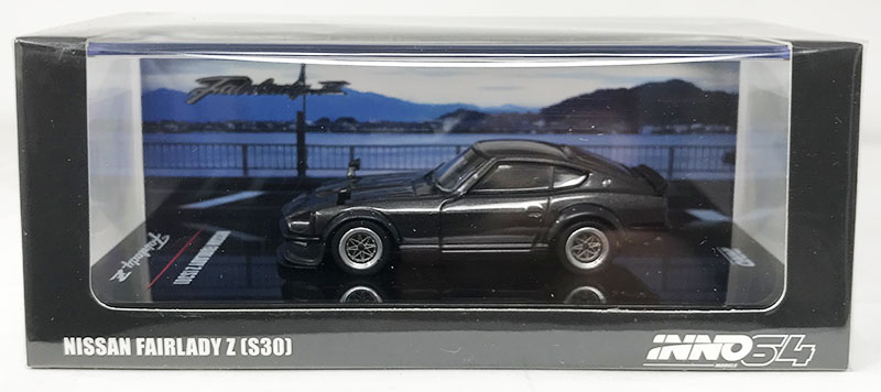 INNO64 1/64 NISSAN FAIRLADY Z S30 IN DARK GRAY / *FREE USA SHIPPING