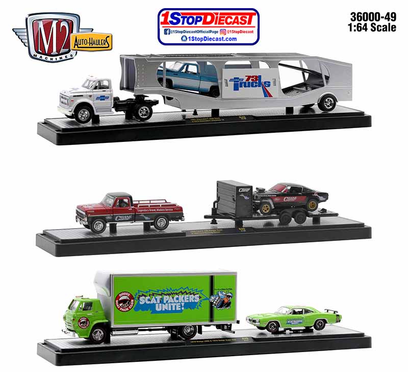 M2 1/64th AUTO-HAULERS RELEASE 49 / 3 HAULER SET / FREE SHIPPING*
