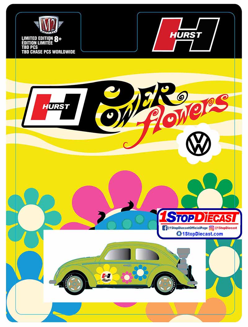 M2 MACHINES 1/64 HOBBY AUTO-MODS HURST 1953 VW BETTLE  / LIMITED EDITION / *FREE USA SHIPPING