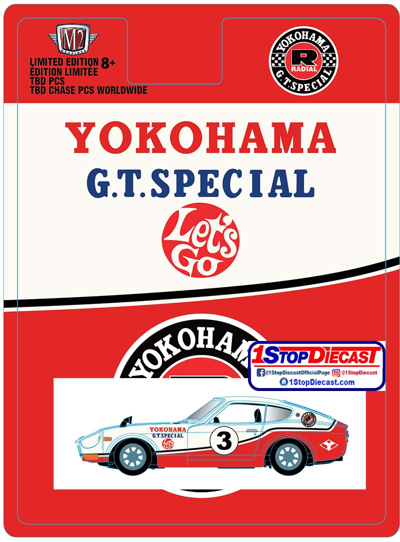 M2 MACHINES 1/64 HOBBY 1970 NISSAN FAIR LADY Z432 WHITE    / LIMITED EDITION / *FREE USA SHIPPING
