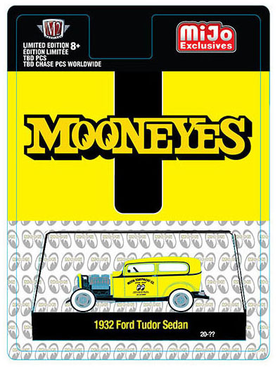 M2 MACHINES MIJO 32 FORD TUDOR SEDAN MOONEYES / FREE USA SHIPPING*