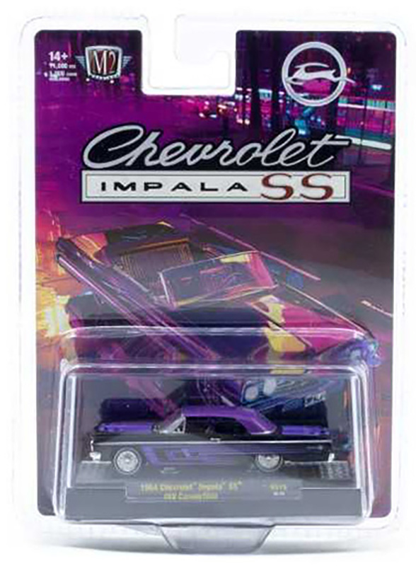 M2 MACHINES 1964 CHEVY IMPALA SS 409 CONVERTIBLE  BLACK - HOBBY EXCLUSIVE  / FREE USA SHIPPING*