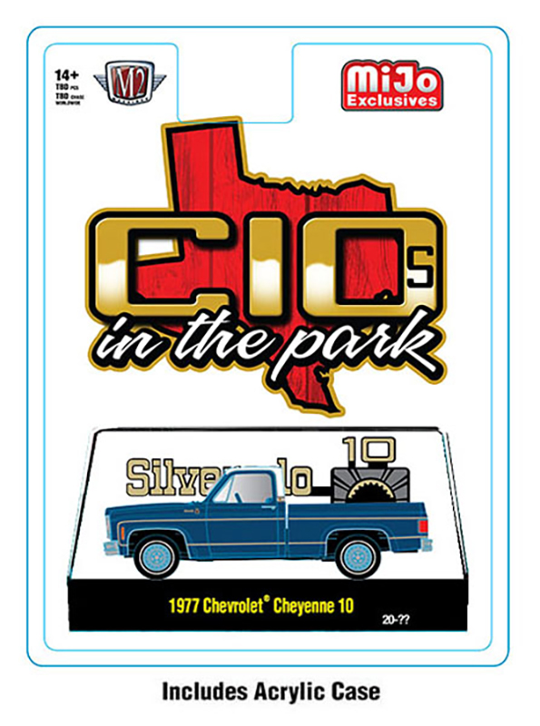 M2 MACHINES MIJO EXCLUSIVE 1977 CHEVY CHEYENNE C10 BLUE / FREE USA SHIPPING*