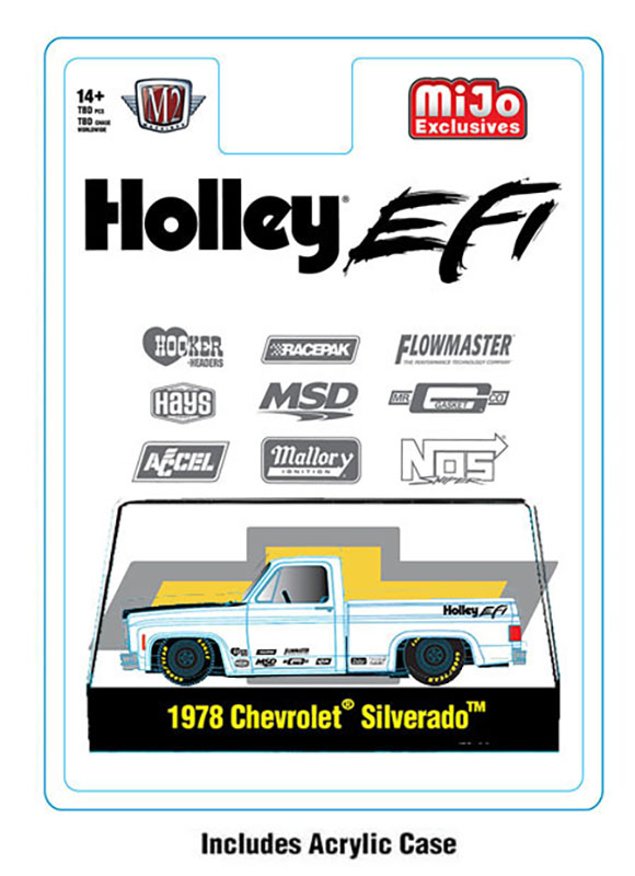 M2 MACHINES MIJO EXCLUSIVE 1978 CHEVY SILVERADO HOLLEY CUSTOM  / FREE USA SHIPPING*