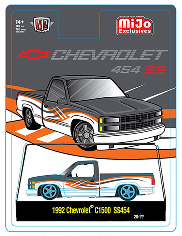 M2 MACHINES MIJO EXCLUSIVE 1992 CHEVY C1500 SS 454 2 TONE / FREE USA SHIPPING*