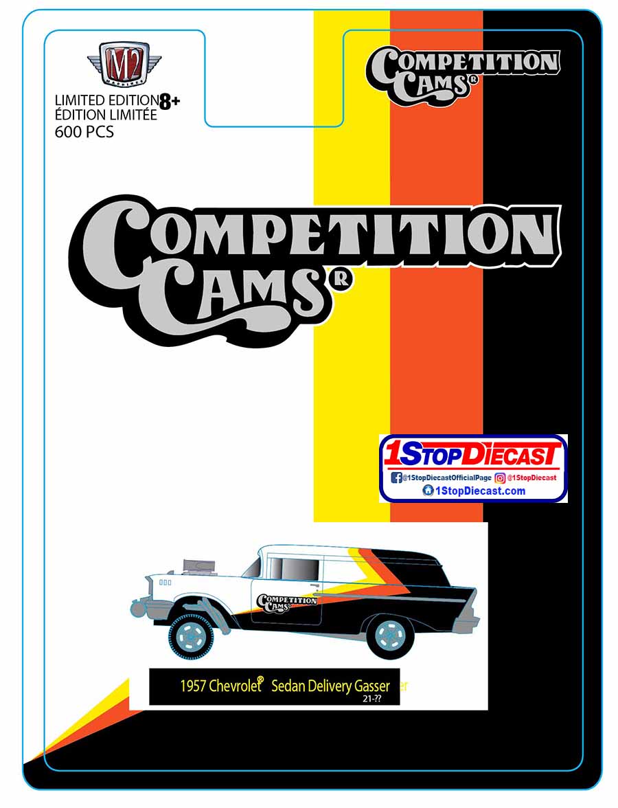 M2 MACHINES 1/64 HOBBY EXCLUSIVE 1957 CHEVY DELIVERY GASSER  / LIMITED EDITION / FREE USA SHIPPING*