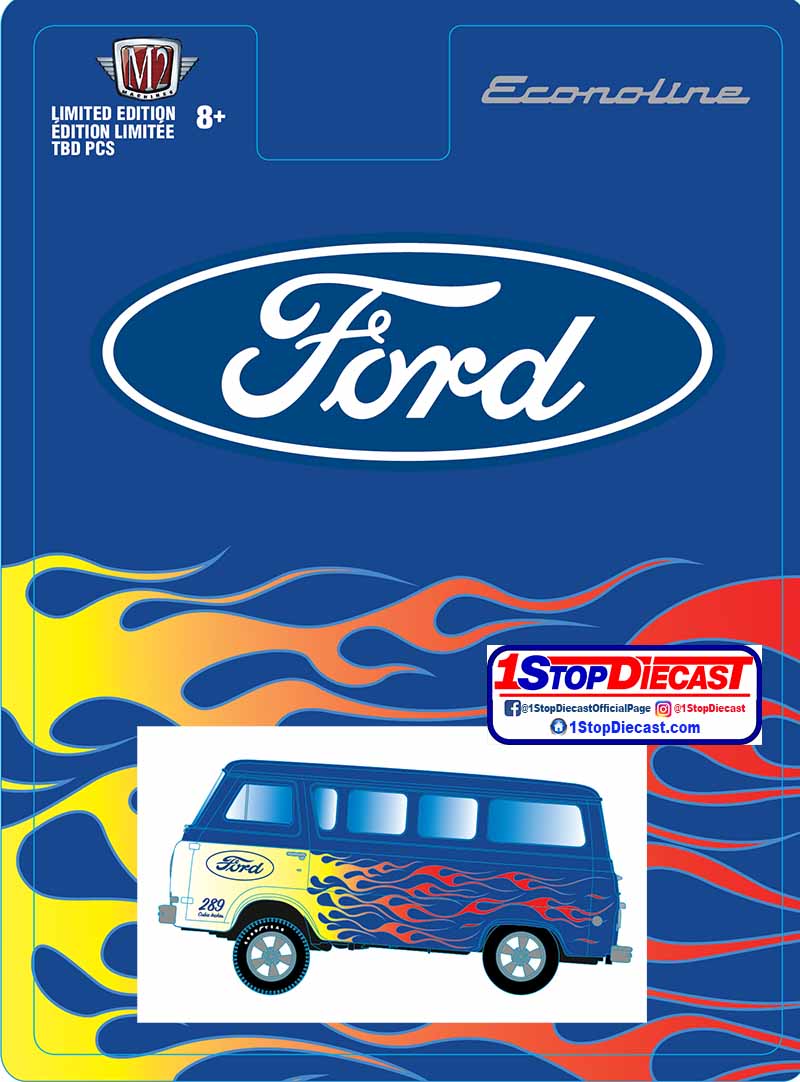 M2 MACHINES 1/64 HOBBY 1965 FORD ECONOLINE VAN GASSER   / LIMITED EDITION / *FREE USA SHIPPING
