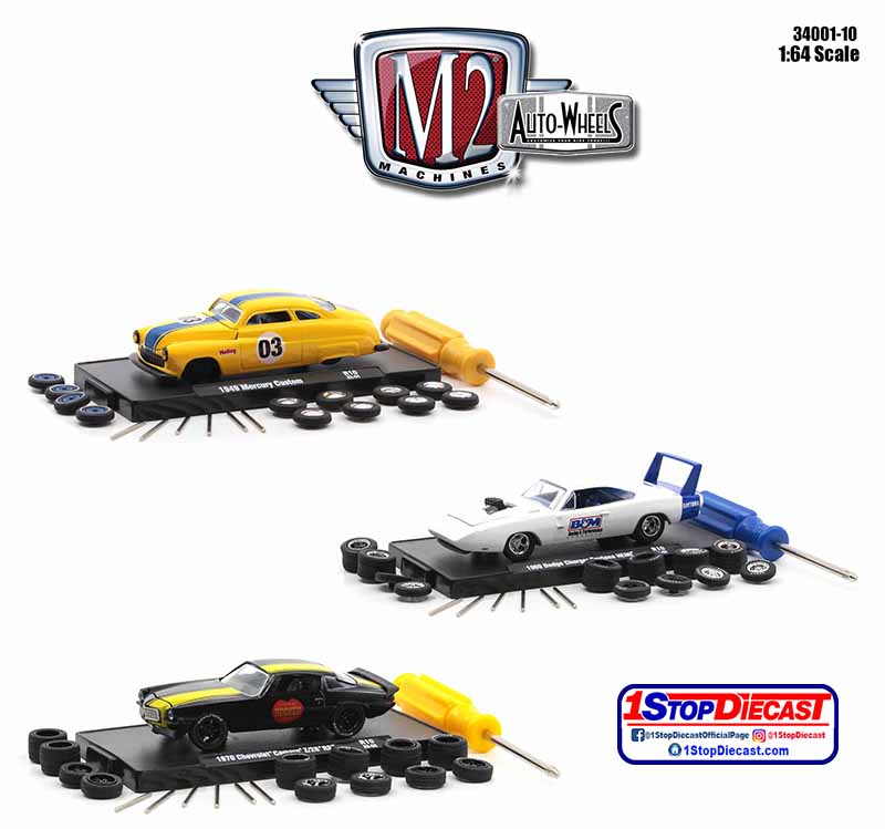 M2 1/64th AUTO-WHEELS RELEASE 10  / 3 KIT SET / FREE USA SHIPPING*