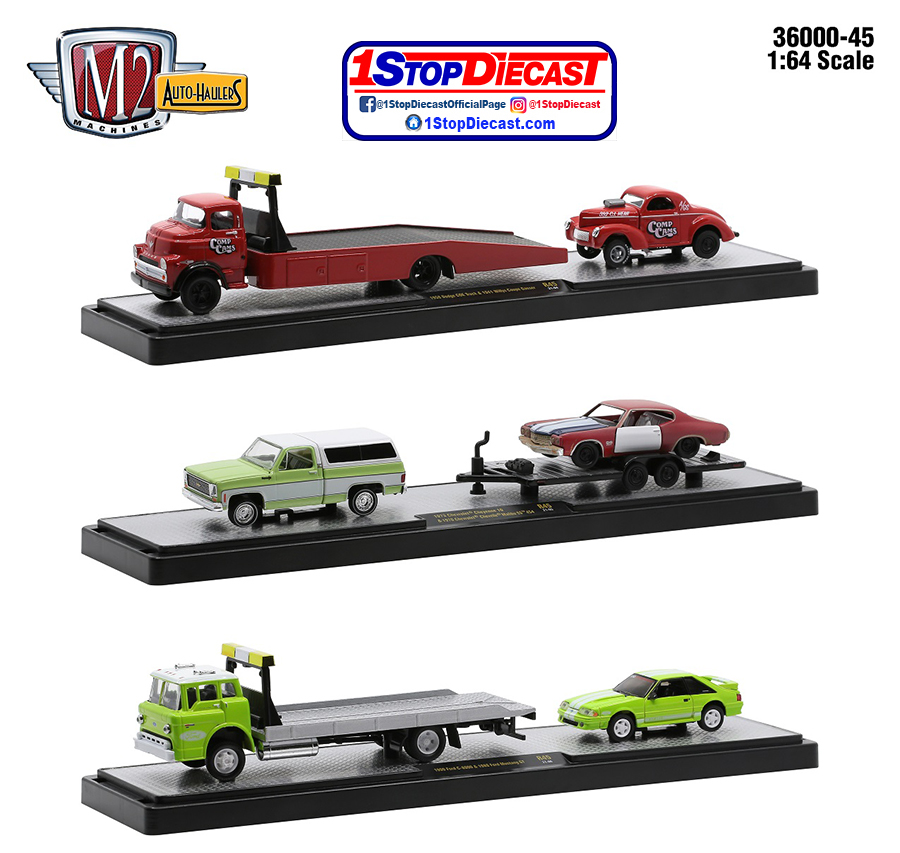 M2 1/64th AUTO-HAULERS RELEASE 45 / 3 HAULER SET / FREE SHIPPING*