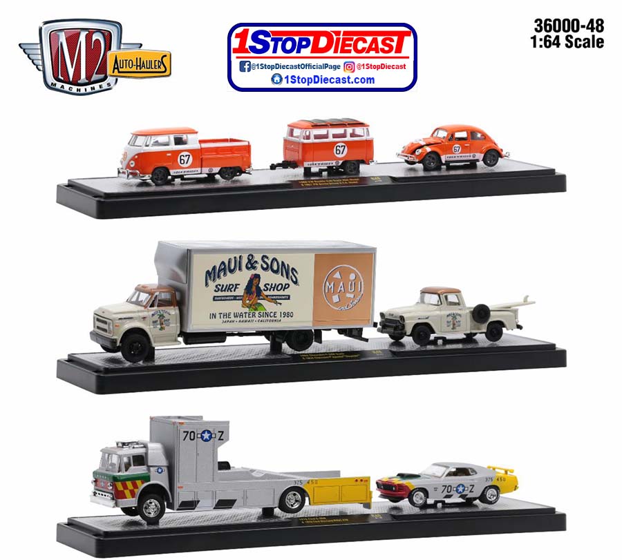 M2 1/64th AUTO-HAULERS RELEASE 48 / 3 HAULER SET / FREE SHIPPING*