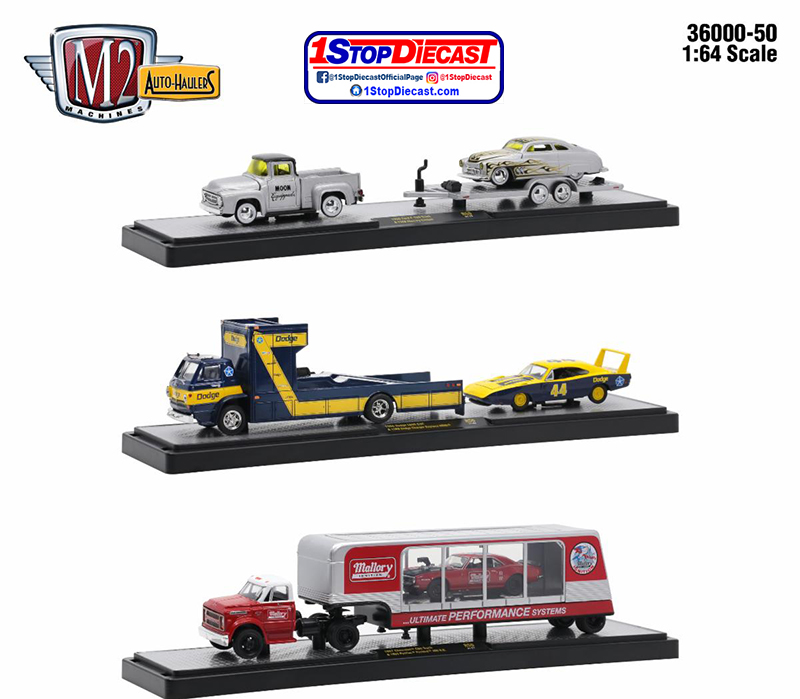 M2 1/64th AUTO-HAULERS RELEASE 50 / 3 HAULER SET / FREE SHIPPING*