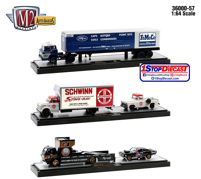 M2 1/64th AUTO-HAULERS RELEASE 57 / 3 HAULER SET / FREE SHIPPING*