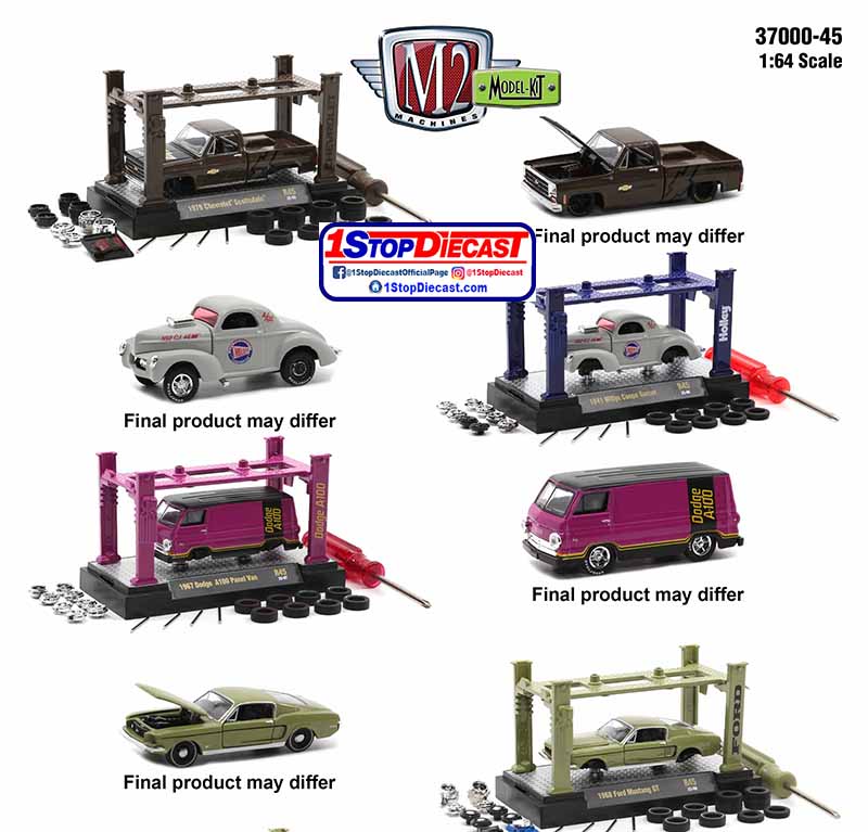 M2 MACHINES 1/64th MODEL KITS RELEASE 45 / 4 KIT SET / FREE USA SHIPPING*