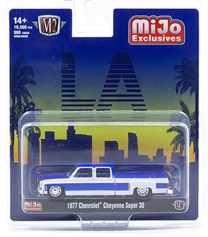 M2 MIJO EXCLUSIVE 1975 CHEVY CHEYENNE SUPER 30 LA WHITE / FREE USA SHIPPING*