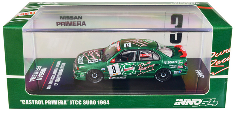 INNO64 1/64 NISSAN PRIMERA P10 #3 CASTROL JTCC 1994 / *FREE USA SHIPPING*