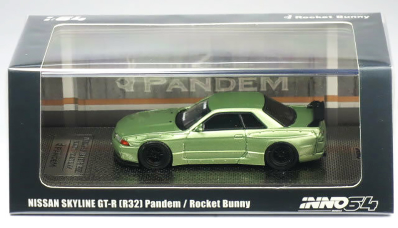 INNO64 1/64 NISSAN SKYLINE GT-R R32 ROCKET BUNNY M JADE / *FREE USA SHIPPING*