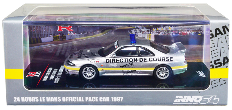 INNO64 1/64 NISSAN SKYLINE GT-R R33 24 HRS LE MANS PACE CAR  / *FREE USA SHIPPING*