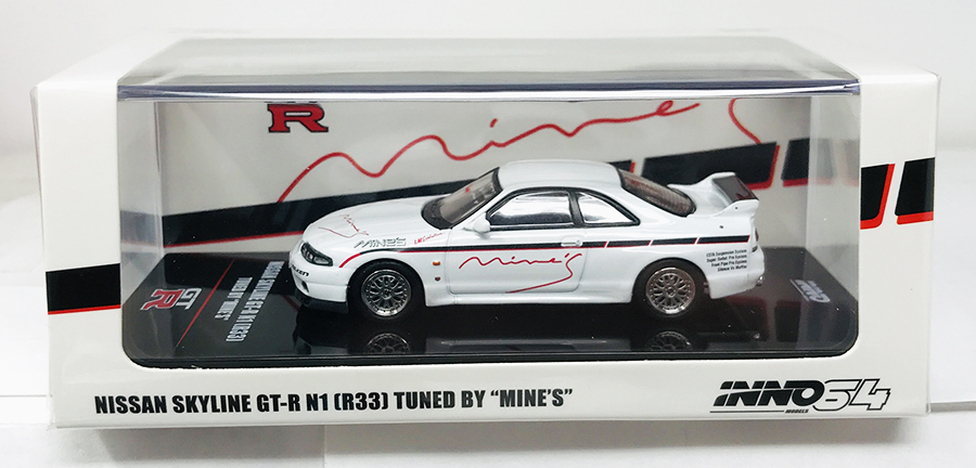 INNO64 1/64 NISSAN SKYLINE GT-R N1 R33 TUNED BY MINES  / *FREE USA SHIPPING