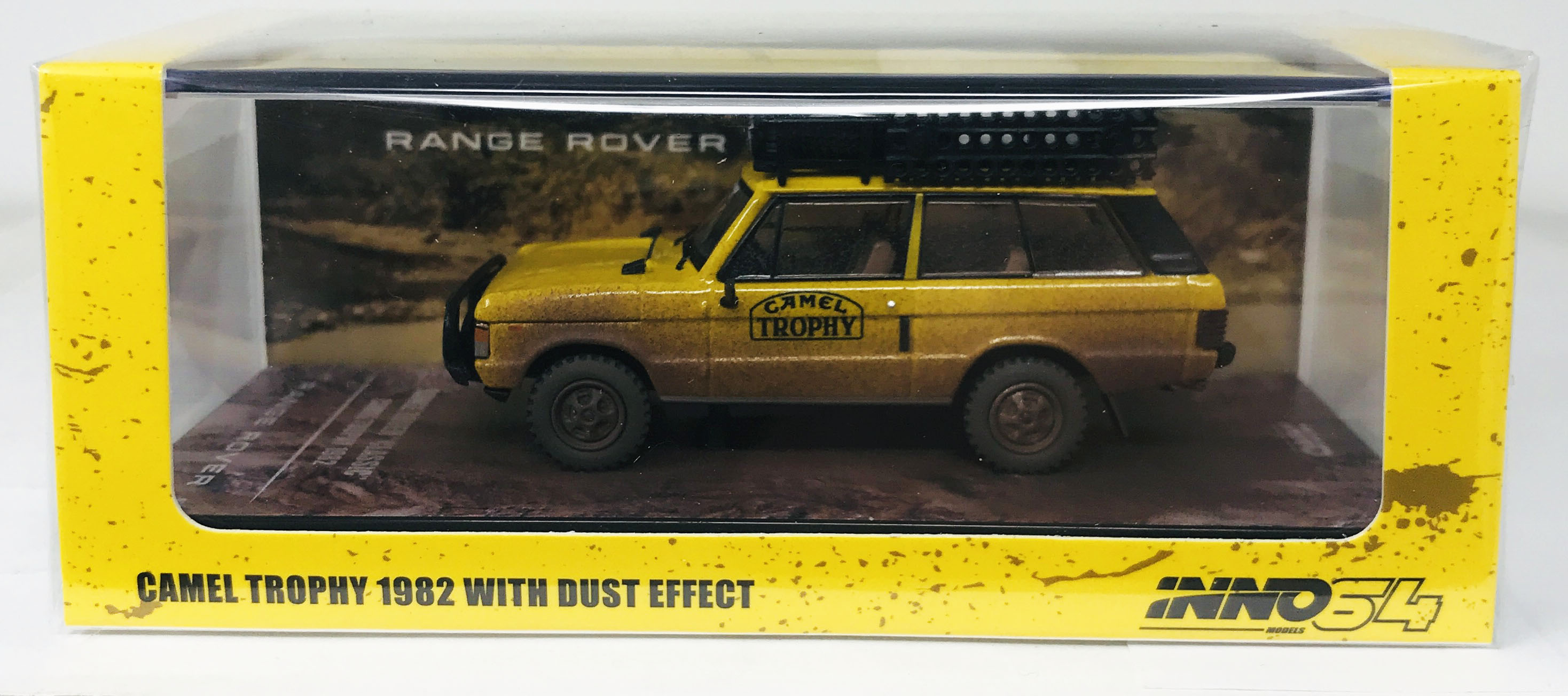 INNO64 1/64 RANGE ROVER CLASSIC CAMEL TROPHY 1982 DIRTY VERSION  / *FREE USA SHIPPING