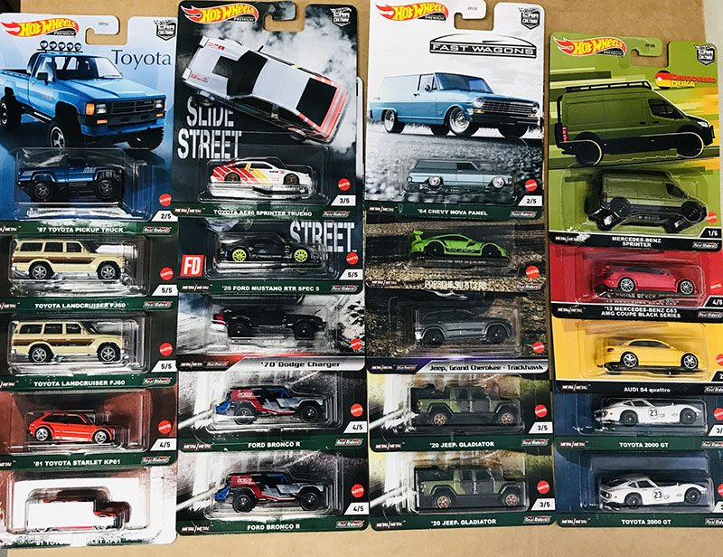 HOT WHEELS 20 REAL RIDER TIRE CARS LOT 1 / FREE USA SHIPPING*