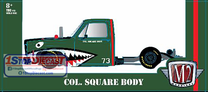 M2 1/24th AUTO-TRUCKS COL SQUARE BODY HOBBY EXCLUSIVE  / FREE USA SHIPPING*