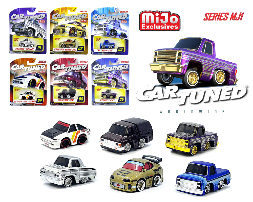 CAR TUNED 1/64 2026 MIJO EXCLUSIVE SERIES 1 SET OF 6 / LIMITED TO 10,000 SETS / *FREE USA SHIPPING