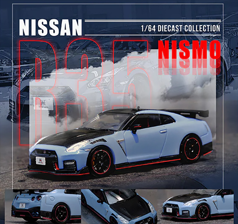 INNO64 1/64 NISSAN GT-R R35 NISMO SPECIAL EDITION 2022 GREY  / *FREE USA SHIPPING*