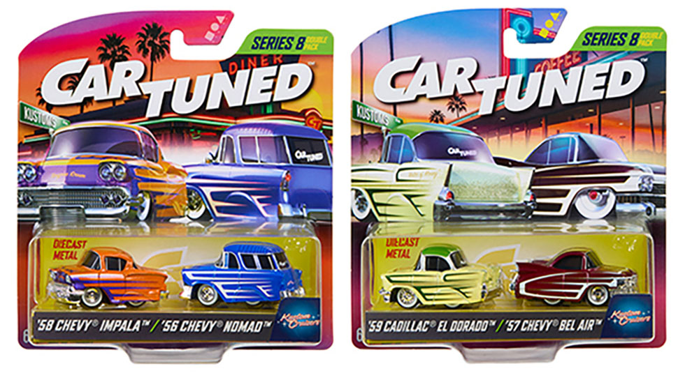 CAR TUNED 1/64 2026 KOOL KUSTOMS SERIES 8 2 PACKS - SET OF 2 / *FREE USA SHIPPING