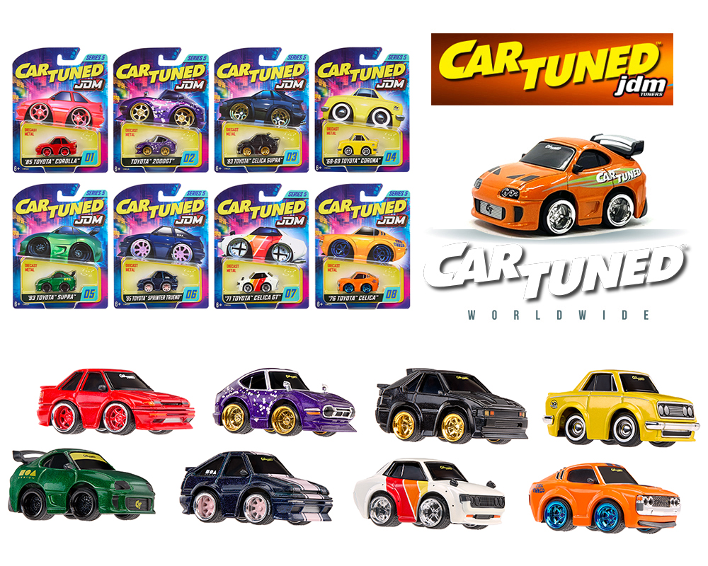 CAR TUNED 1/64 2025 JDM TUNERS SERIES 5 SET OF 8  / *FREE USA SHIPPING