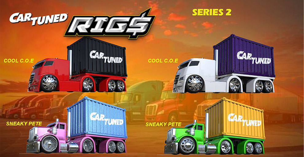 CAR TUNED 1/64 CONTAINER RIGS SERIES 2 / *FREE USA SHIPPING