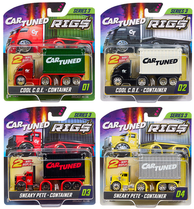 CAR TUNED 1/64 CONTAINER RIGS SERIES 3 / *FREE USA SHIPPING
