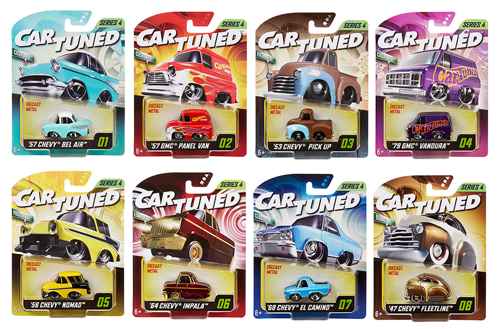 CAR TUNED 1/64 2025 MAINLINE SERIES 4 SET OF 8  / *FREE USA SHIPPING